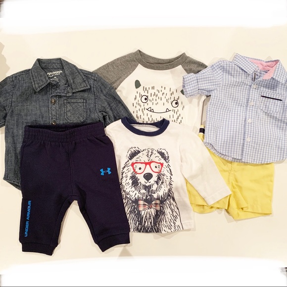 Under Armour Other - BABY BOYS 6 PIECE LOT 3-6 MONTHS